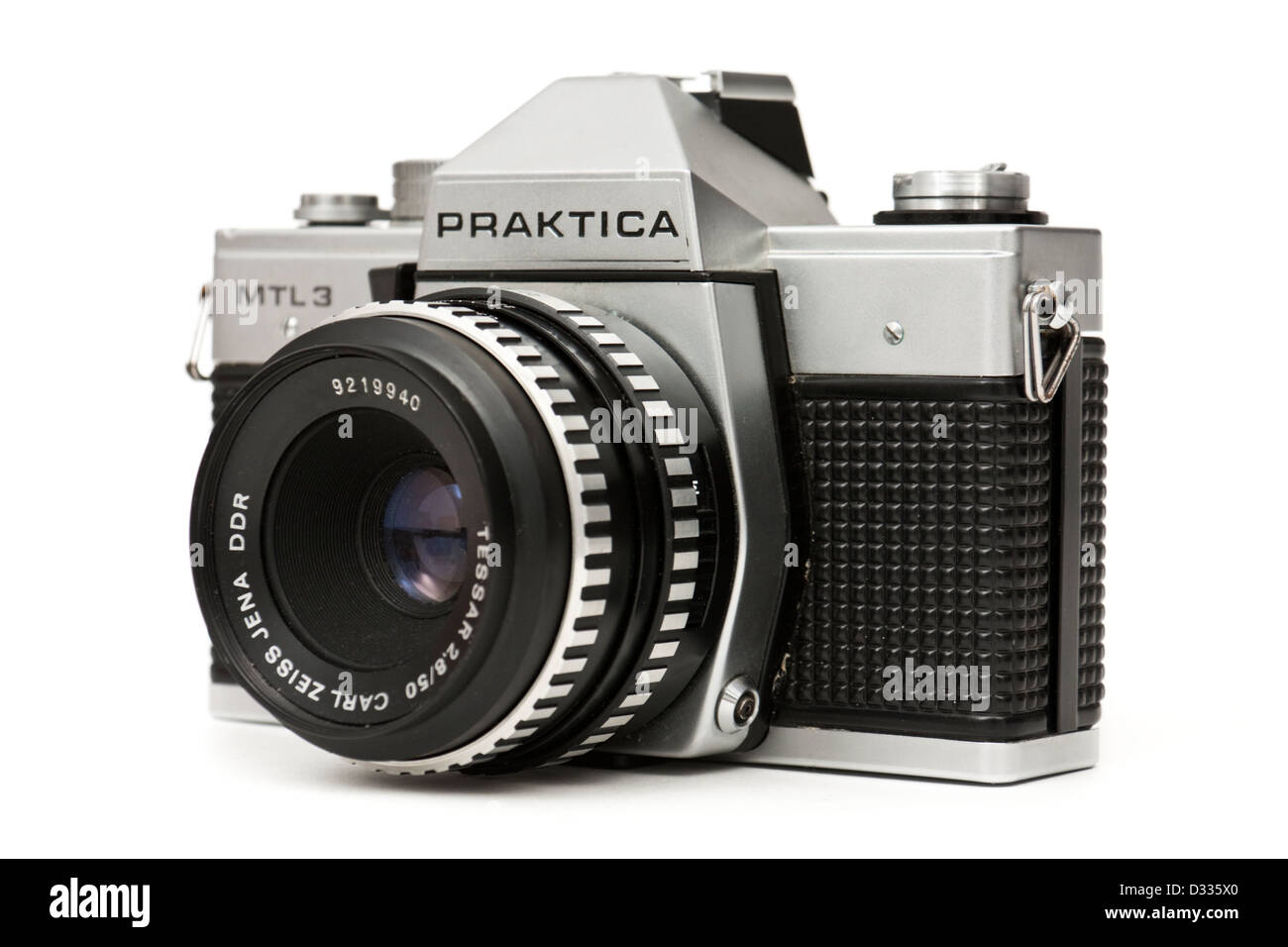 Vintage late 1970's Praktica MTL3 single lens reflex (SLR) 35mm film