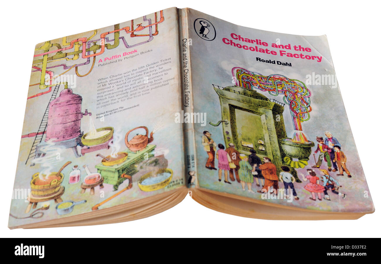 Charlie and the Chocolate Factory by Roald Dahl Stock Photo