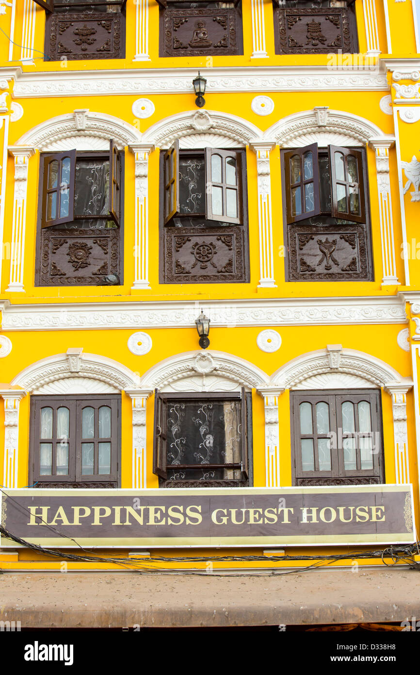 A guest house in Boudhanath Stoupa square, Kathmandu, Nepal Stock Photo Alamy
