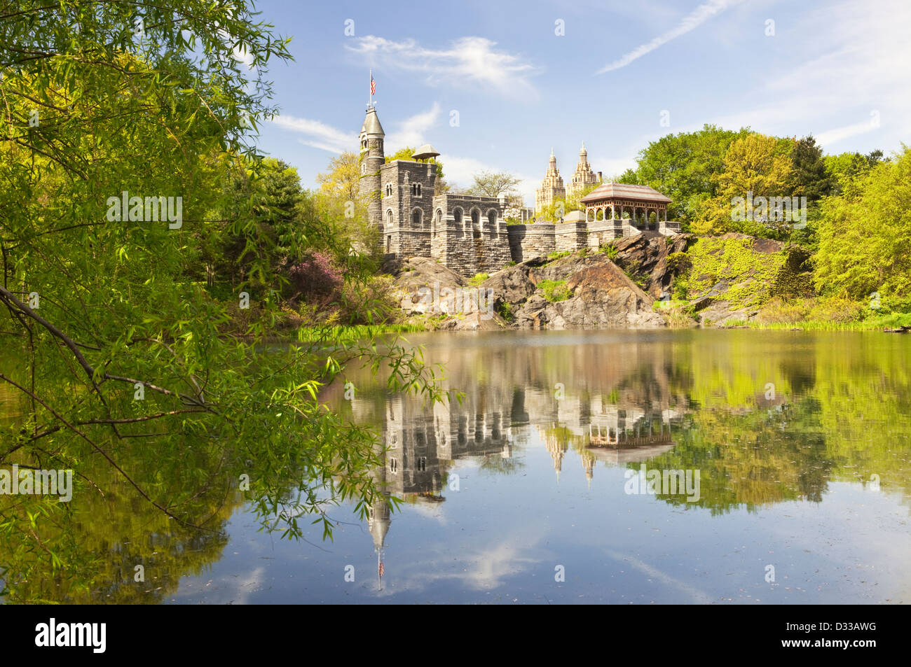 Belvedere Castle in Central Park Stock Photo Alamy