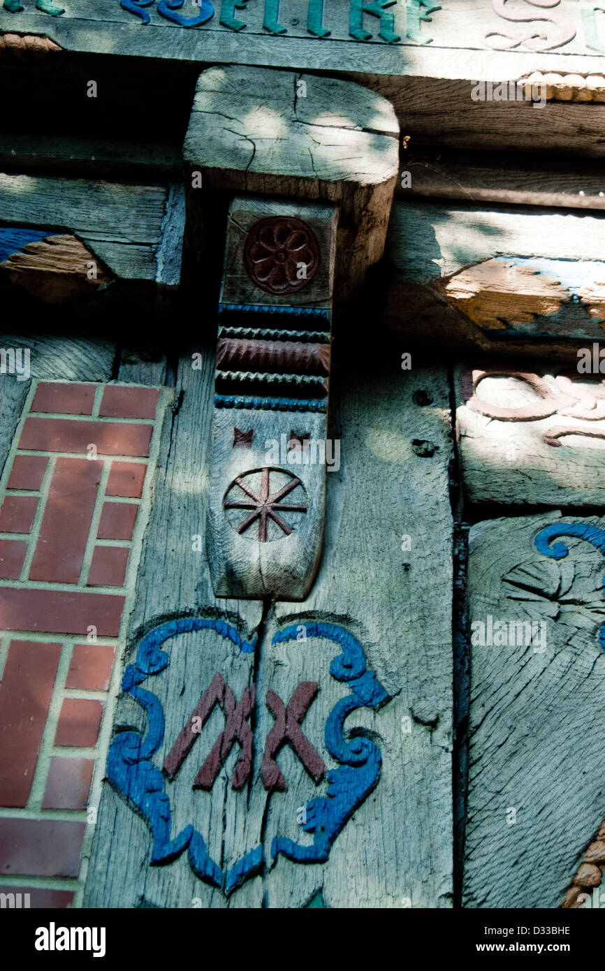 Details of halftimbered house, Verden an der Aller Germany Stock Photo