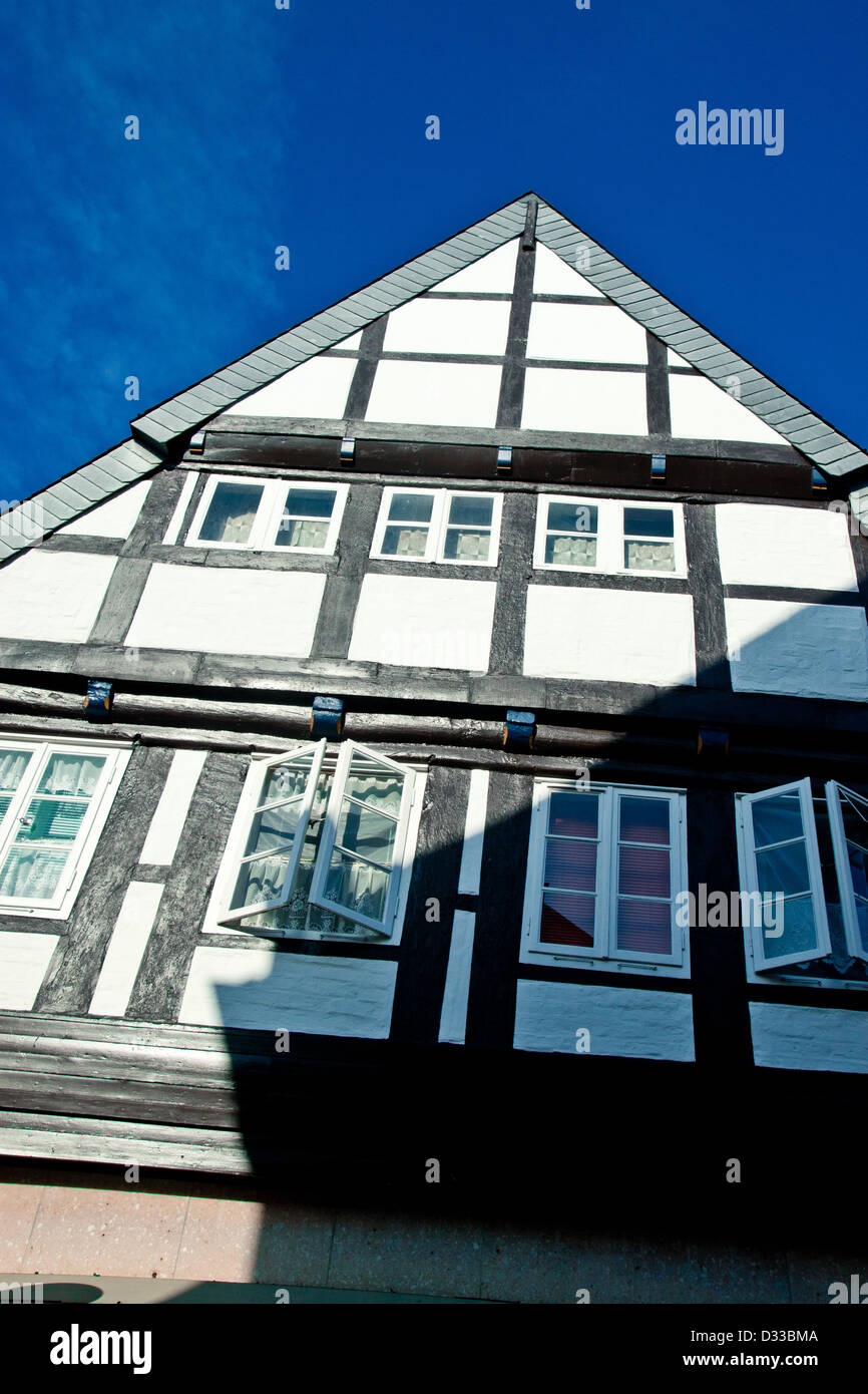 Halftimbered house, Verden an der Aller, Germany Stock Photo Alamy