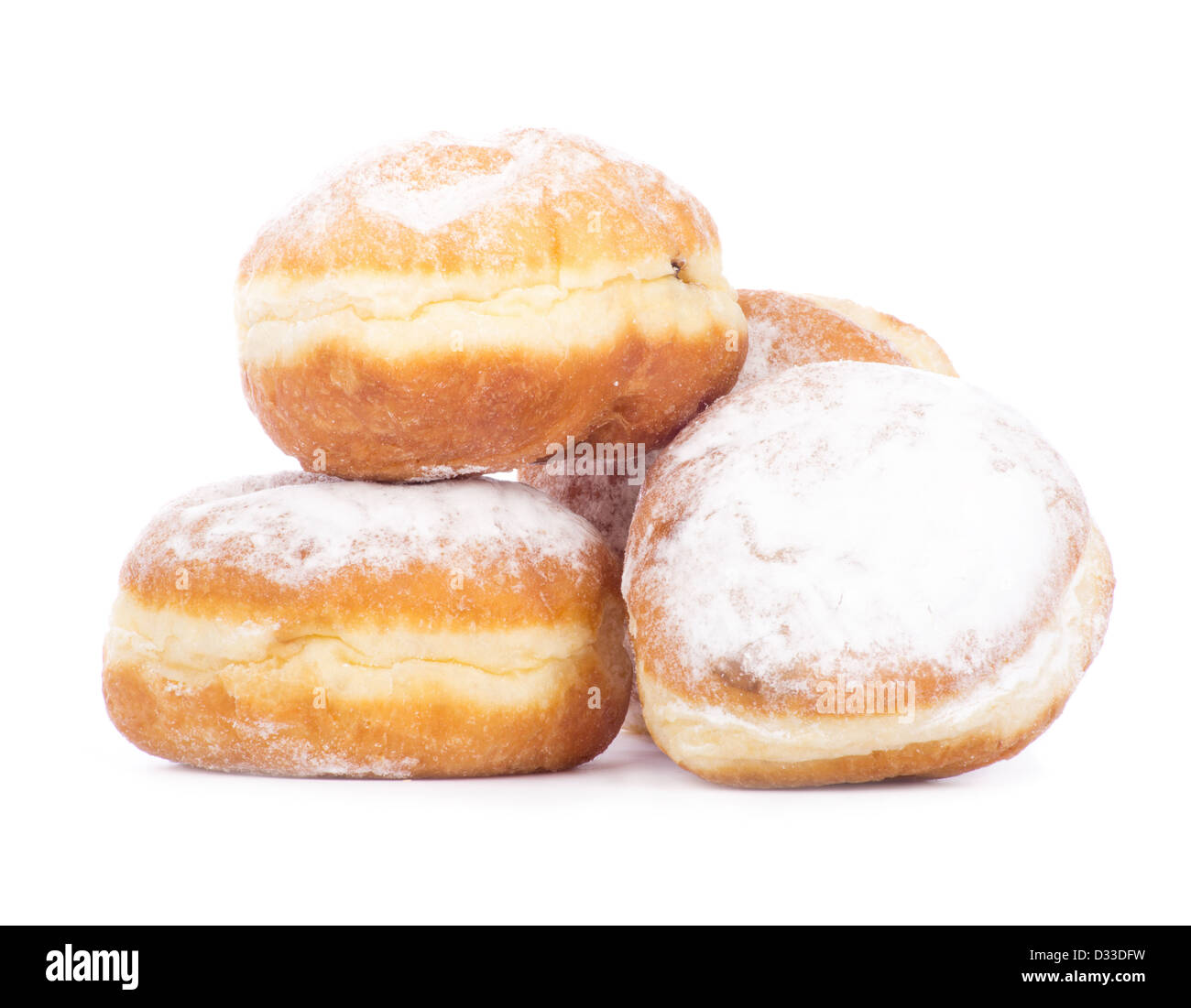 Donuts isolated on a white background Stock Photo - Alamy
