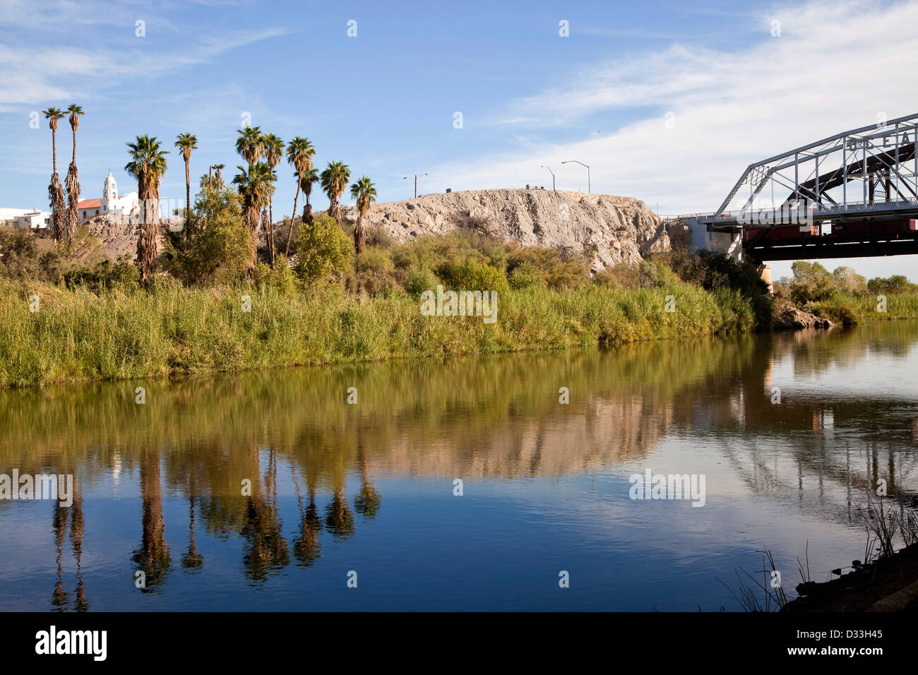 Colorado River in Yuma, Arizona, United States of America, USA Stock