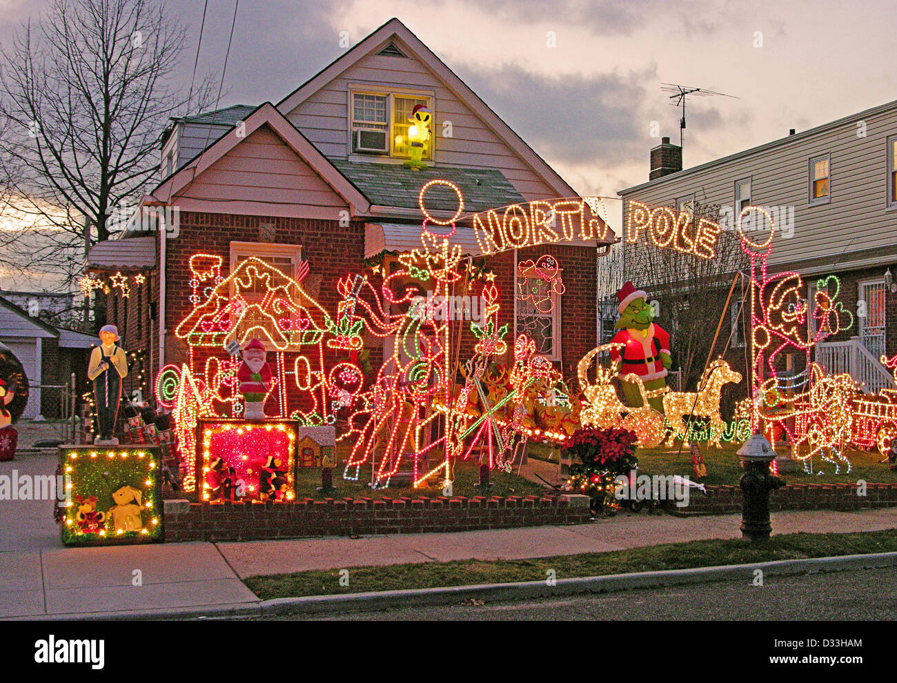Bayside queens christmas lights hires stock photography and images Alamy