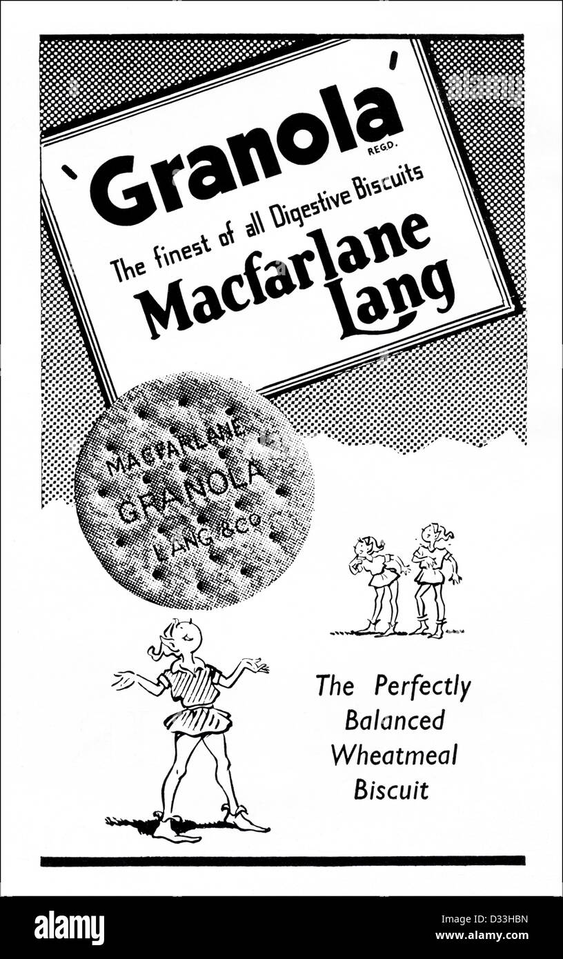 Original 1950s vintage print advertisement from English magazine