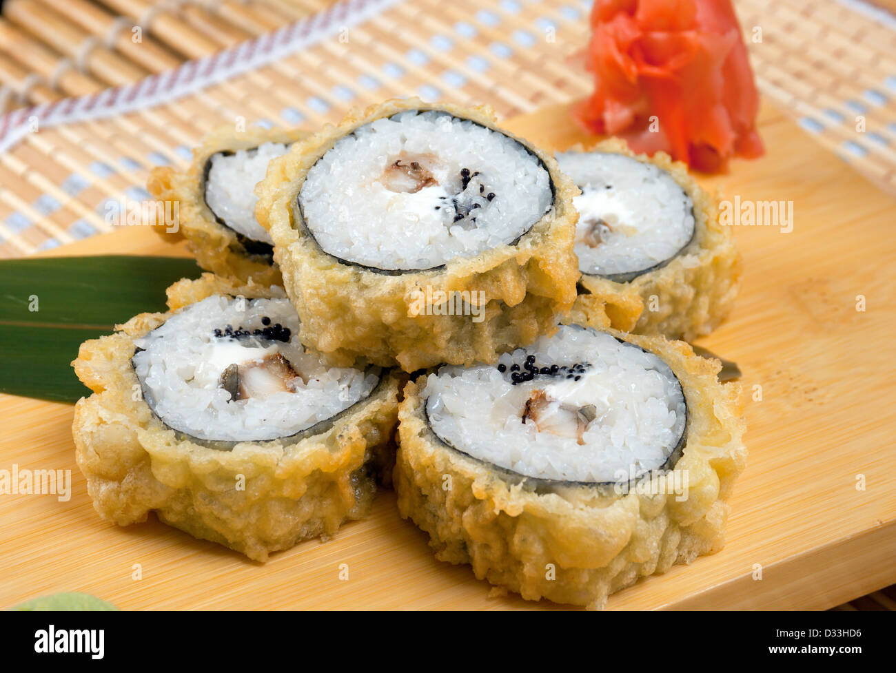 Japanese sushi . traditional japanese food Stock Photo - Alamy