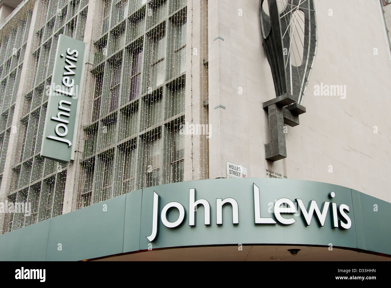 John Lewis department store Oxford Street London Stock Photo Alamy