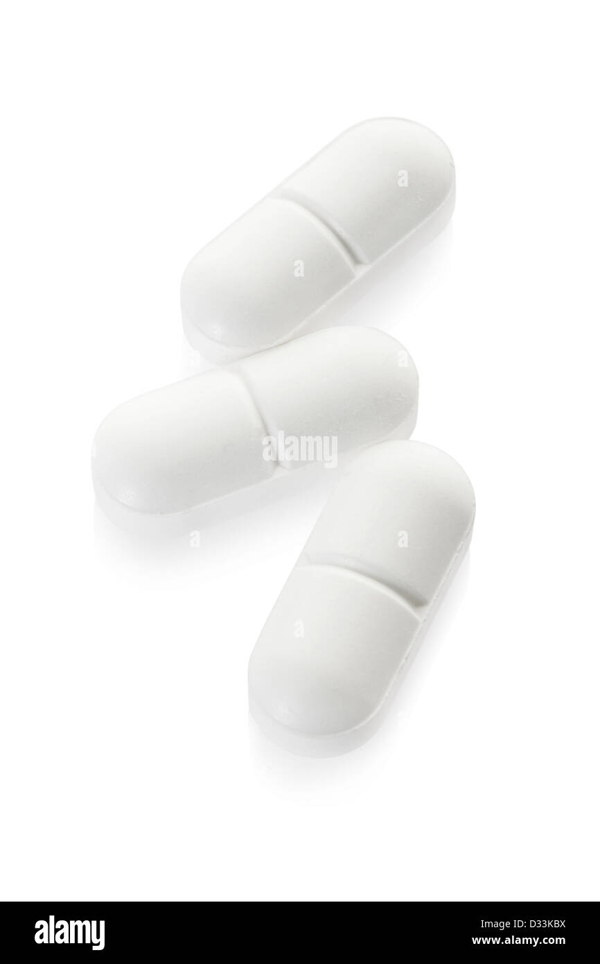 Medical pill tablet Stock Photo