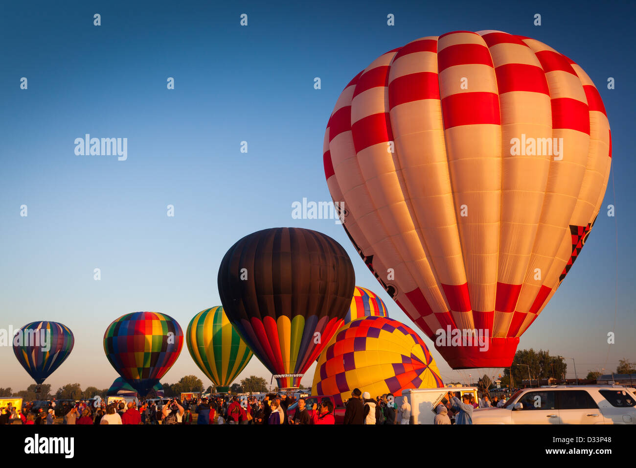 Hot air balloon at the Prosser Ballon Rally in Prosser, Washington