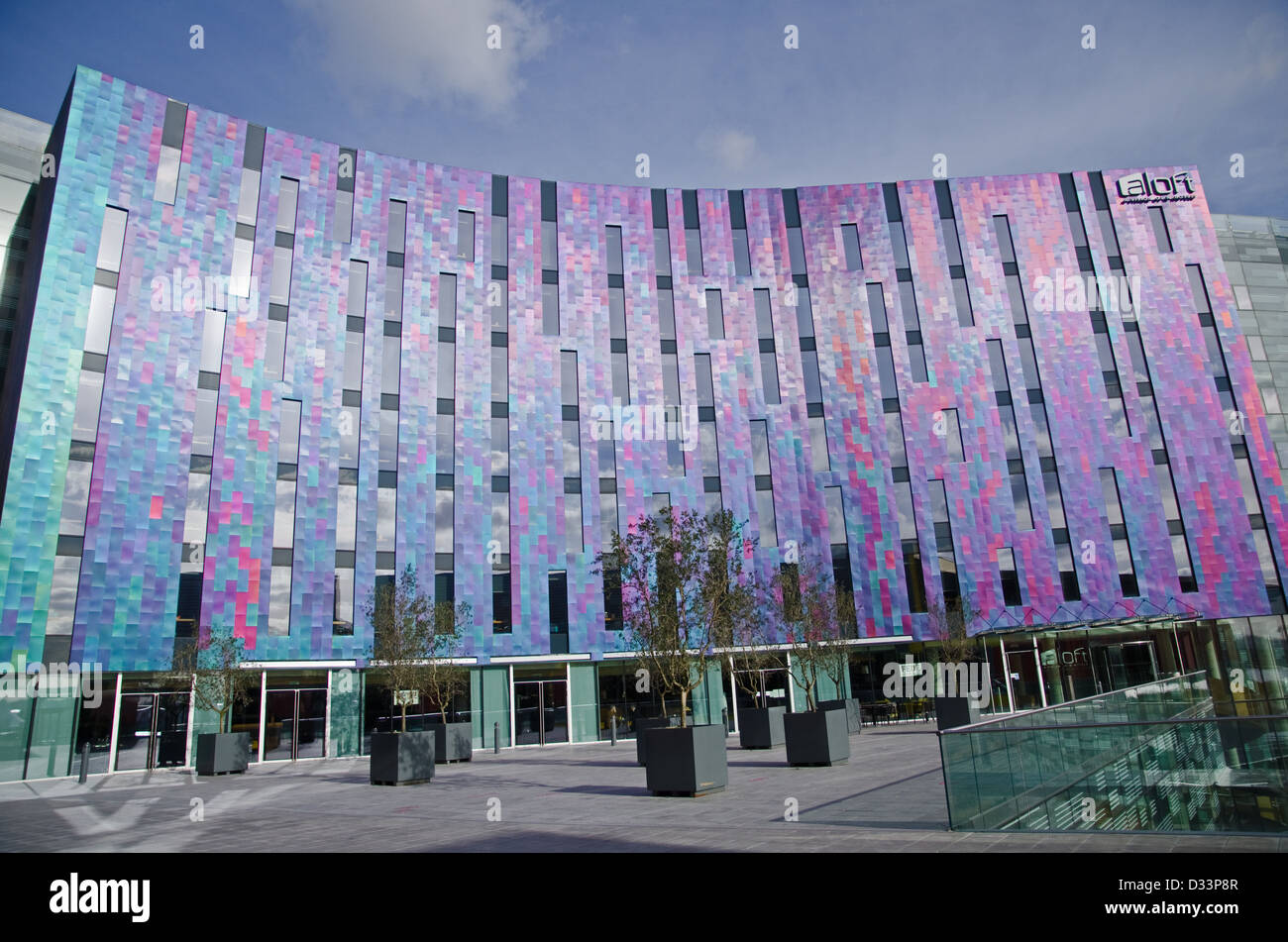 The Aloft Hotel next to the Excel Exhibition Centre in London's