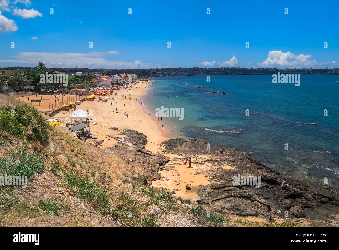 Boa Viagem Beach, Itapagipe peninsula, Salvador, State of Bahia, Brazil ...