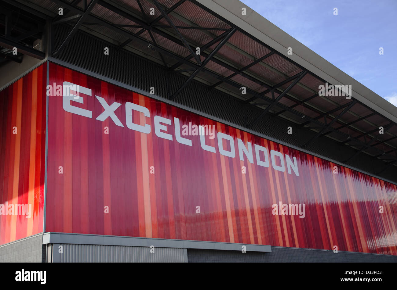 Excel Exhibition Centre at Royal Victoria Docks, London Stock Photo