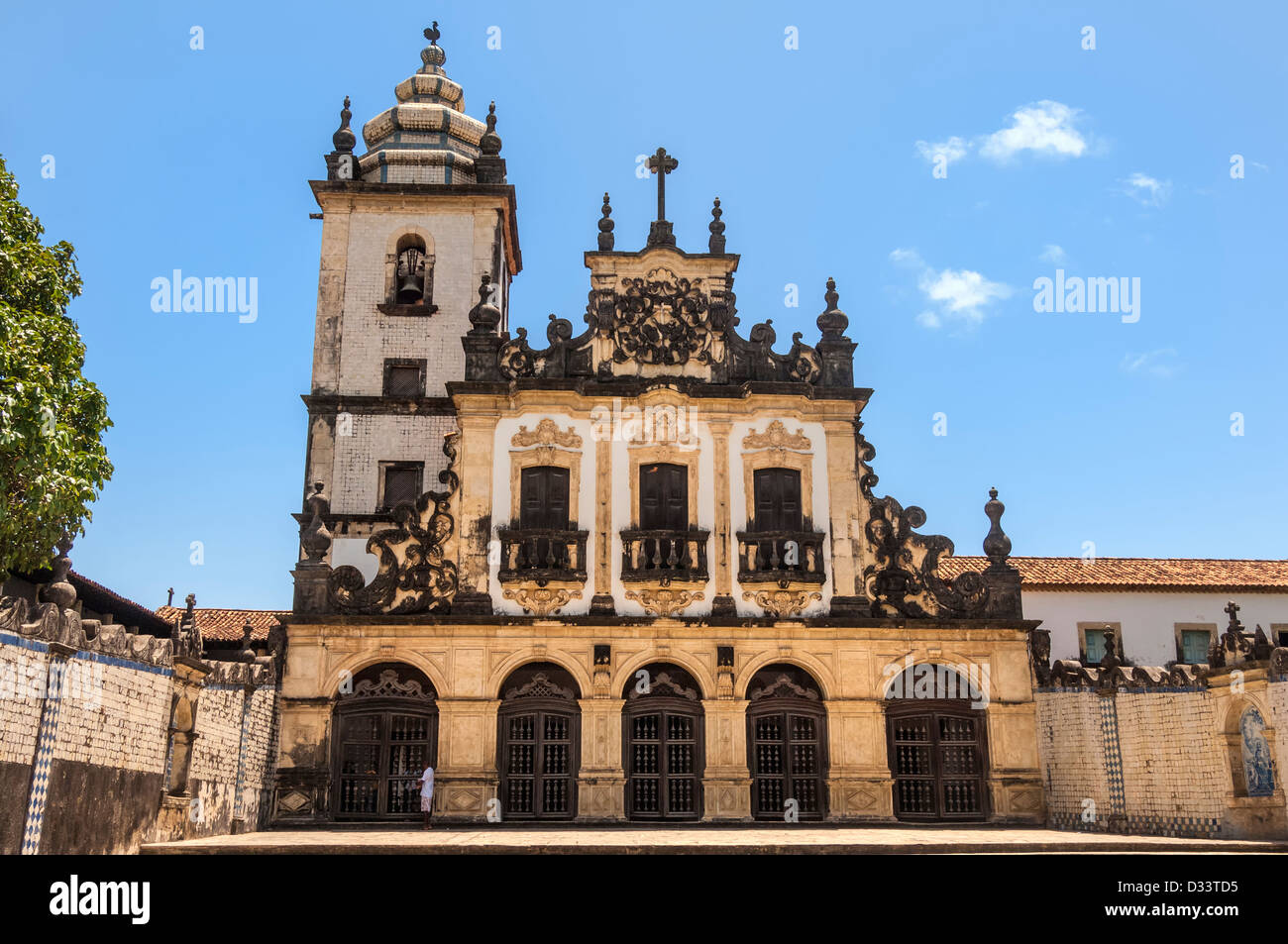 São Francisco Church in baroque style, City of João Pessoa, Paraiba state, Brazil Stock Photo