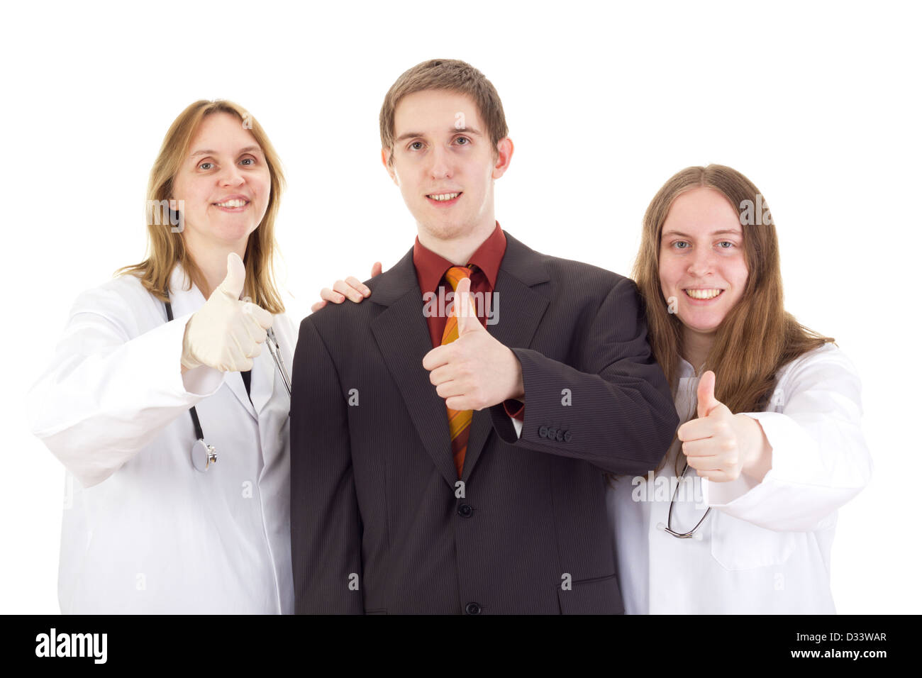 Medical doctors with Patient Stock Photo