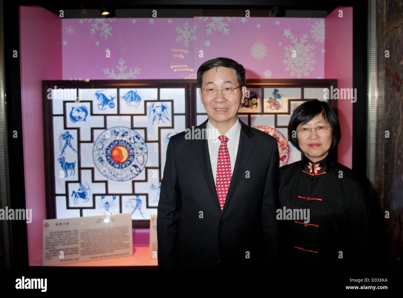 New York Usa 8th February 2013 Ambassador Sun Guoxiang Consul New York Usa 8th February 2013 Ambassador Sun Guoxiang Consul