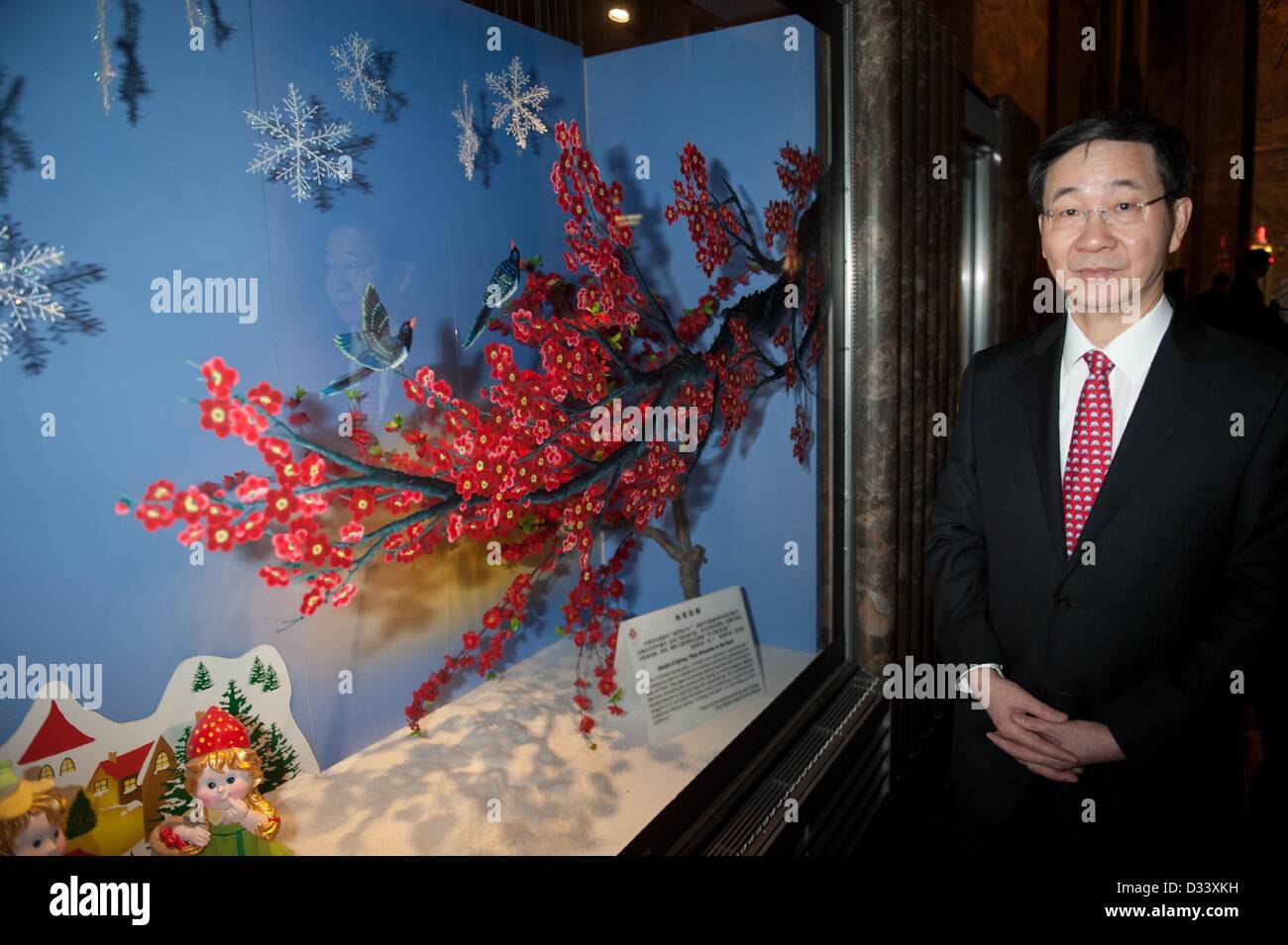 New York Usa 8th February 2013 Ambassador Sun Guoxiang Consul New York Usa 8th February 2013 Ambassador Sun Guoxiang Consul