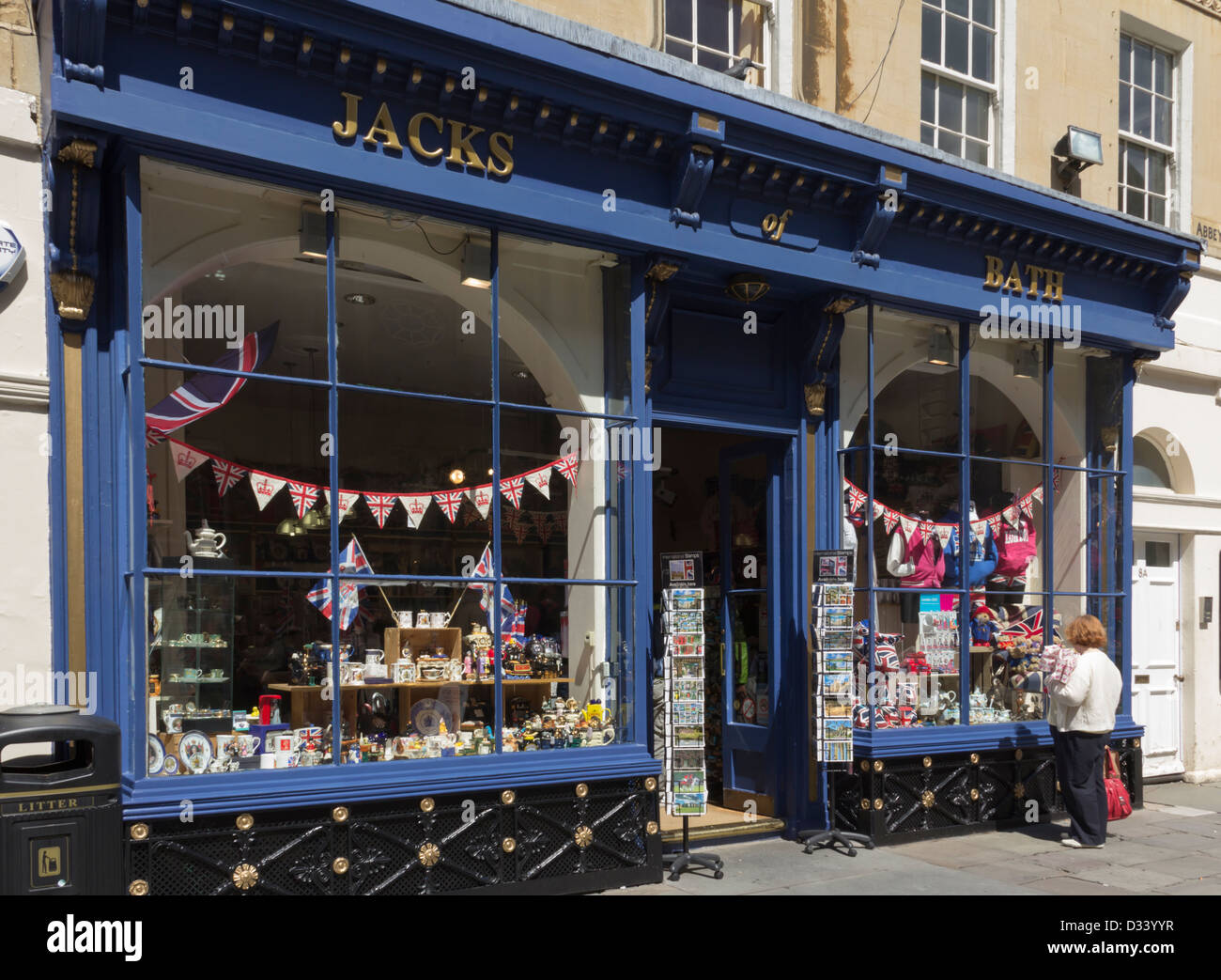 'Jacks of Bath' gift and souvenir shop on Abbey Churchyard in Bath ...