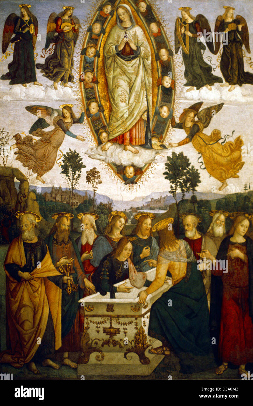Assumption of mary painting hi-res stock photography and images - Alamy