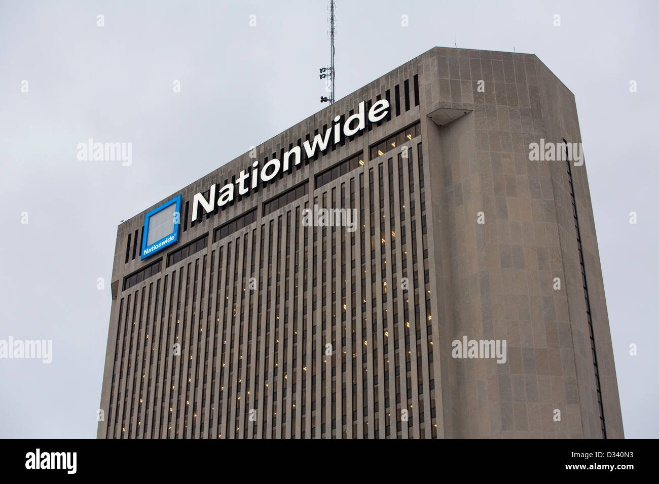 The headquarters of Nationwide Mutual Insurance Company. Stock Photo