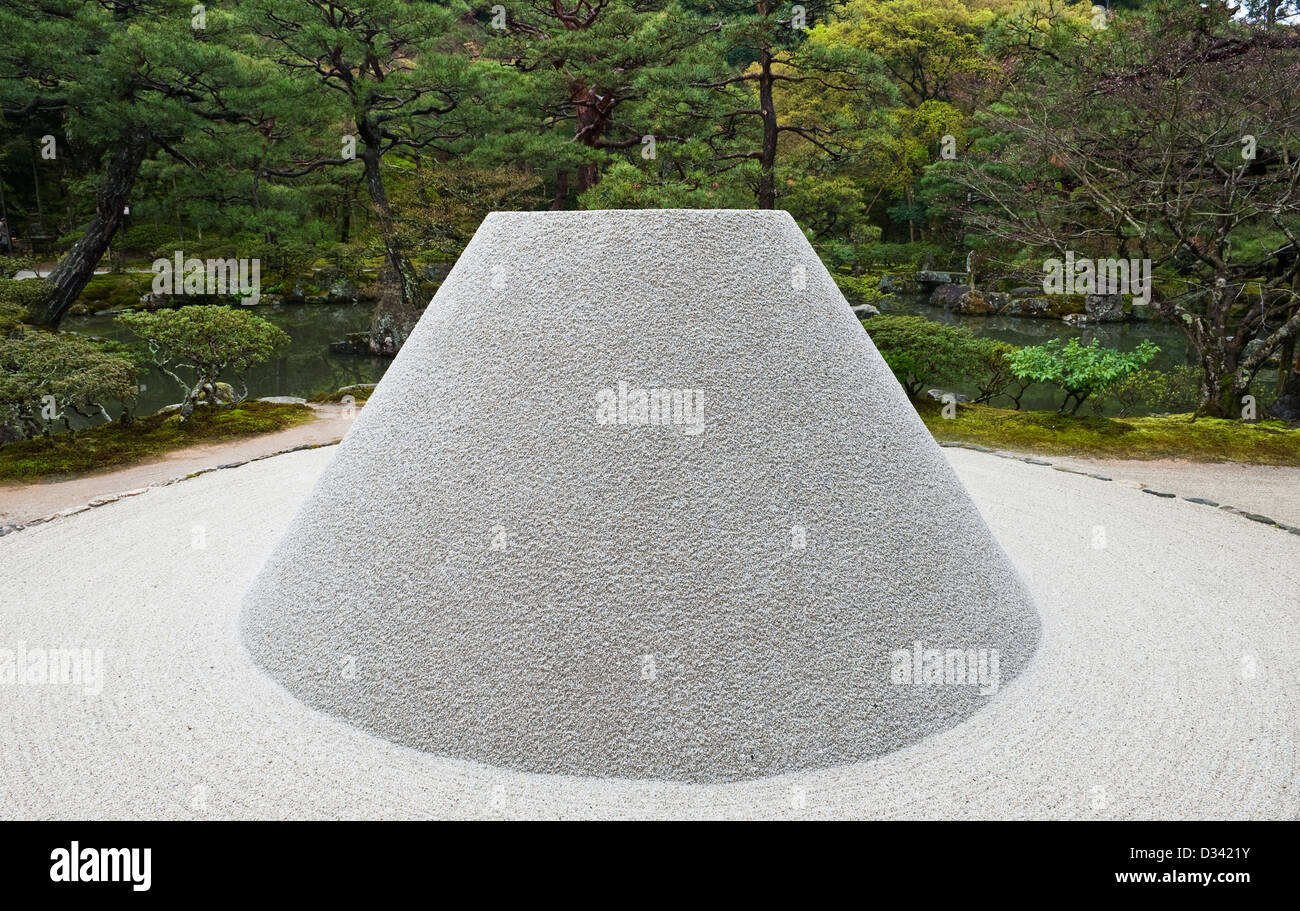 This White Sand Cone Is The Moon Viewing Platform Or Kogetsudai At Stock Photo Alamy