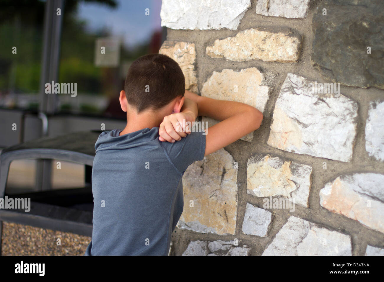 Little boy throwing a fit Stock Photo Alamy