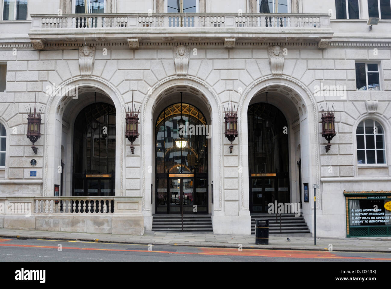 Entrances to the magnificent India Building in Water Street, Liverpool ...