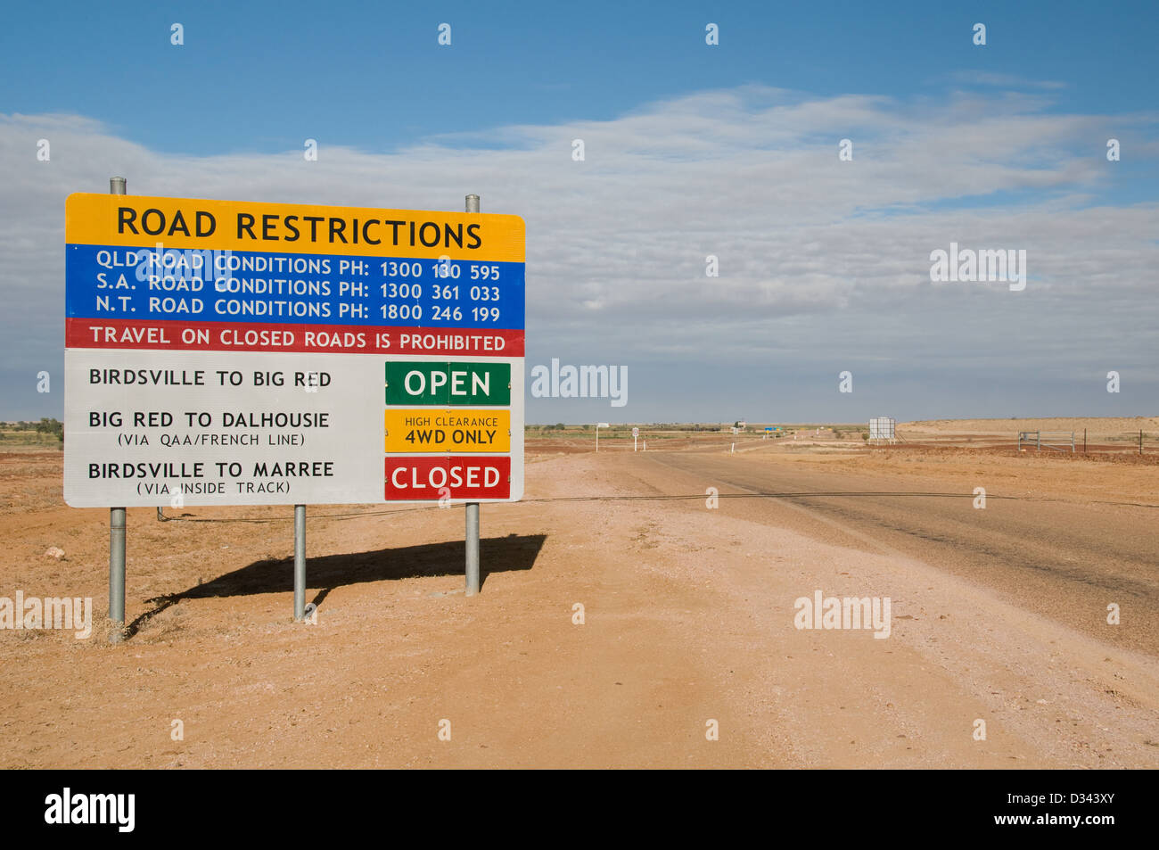 Along the Birdsville Track, Australia Stock Photo Alamy