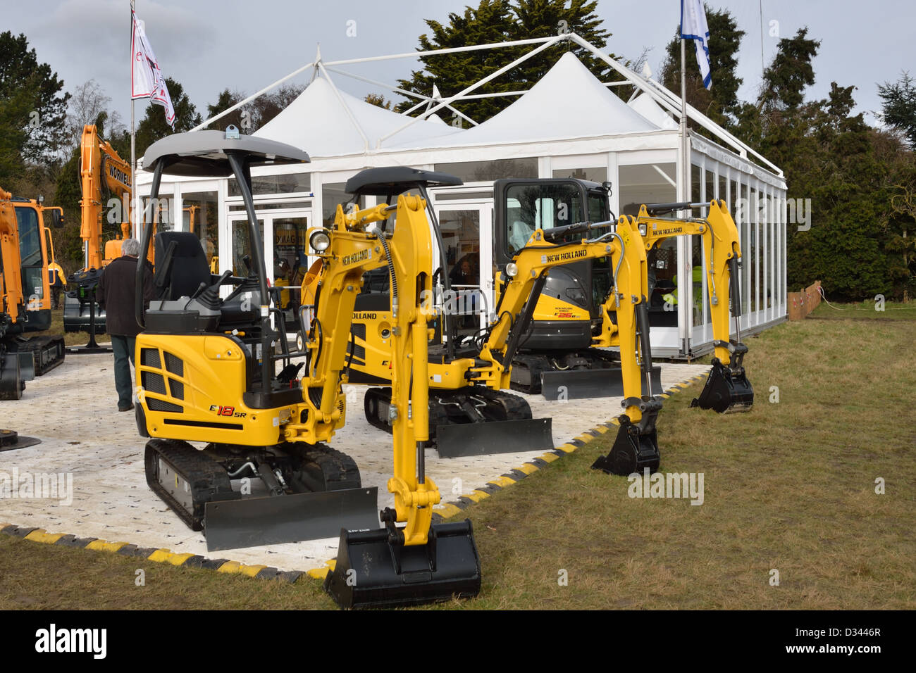 Kobelco excavator hires stock photography and images Alamy