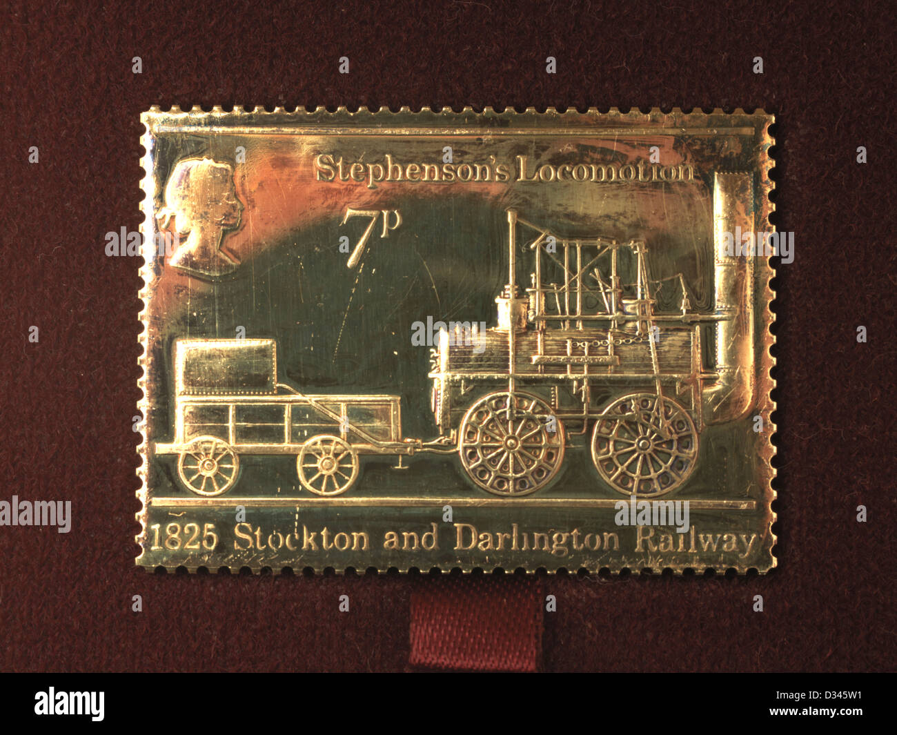 Médaille USA 1975, 150 Ans Stockton & Darlington Railway, Edward Pease & George Stephenson, Argent