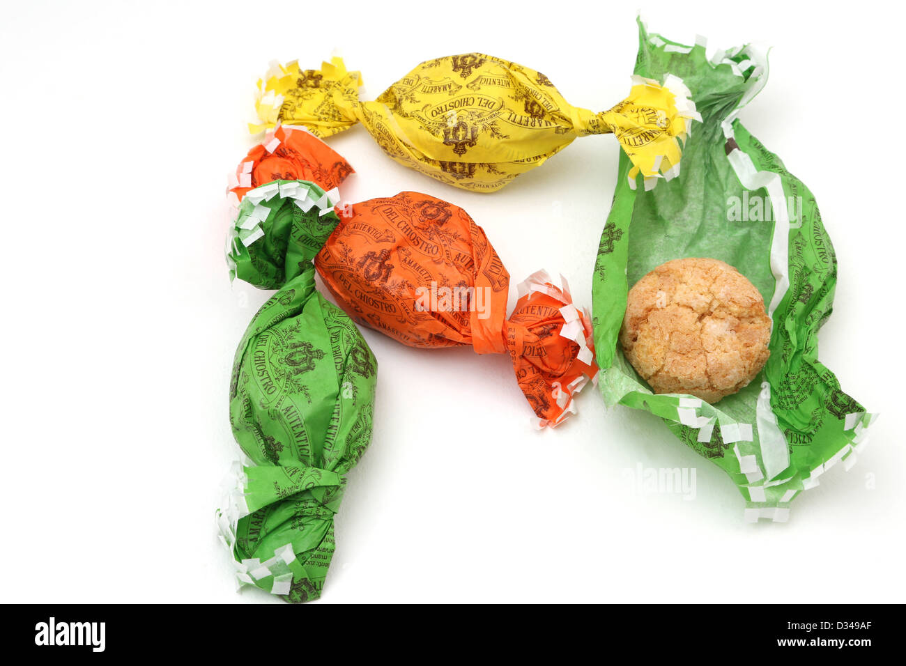 Italian Soft Almond Flavoured Cookies Stock Photo Alamy