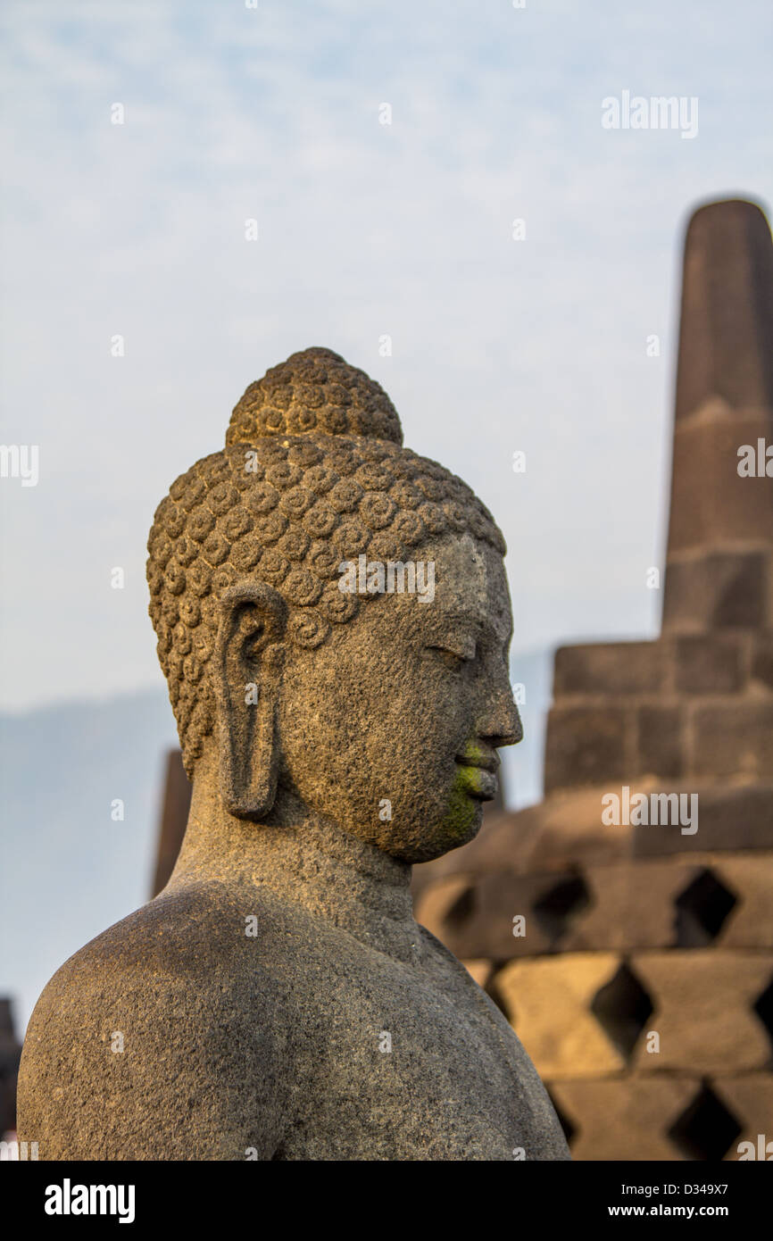 Borobudur Buddhist Temple, Java, Indonesia Stock Photo - Alamy