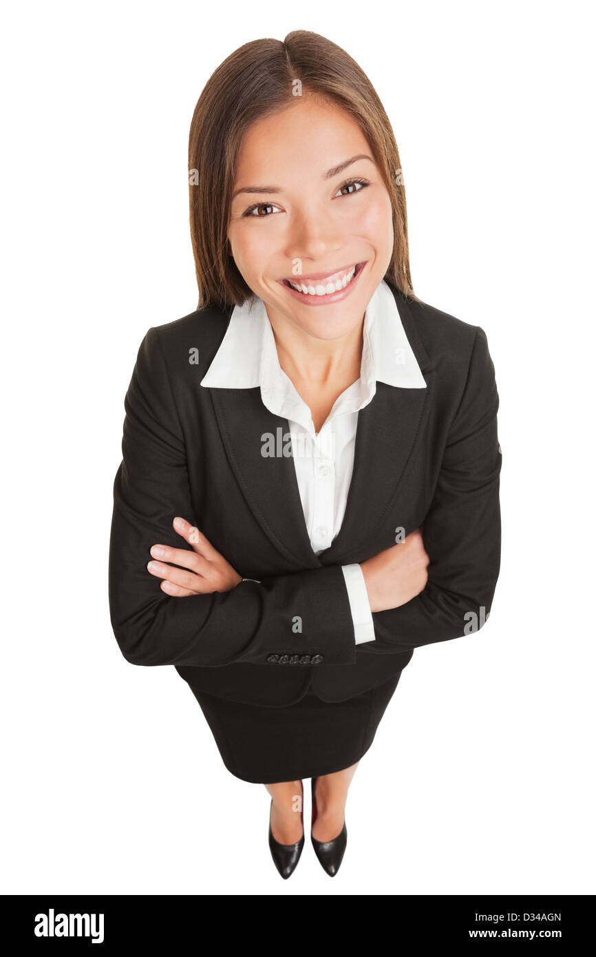 Businesswoman standing isolated hi-res stock photography and images - Alamy