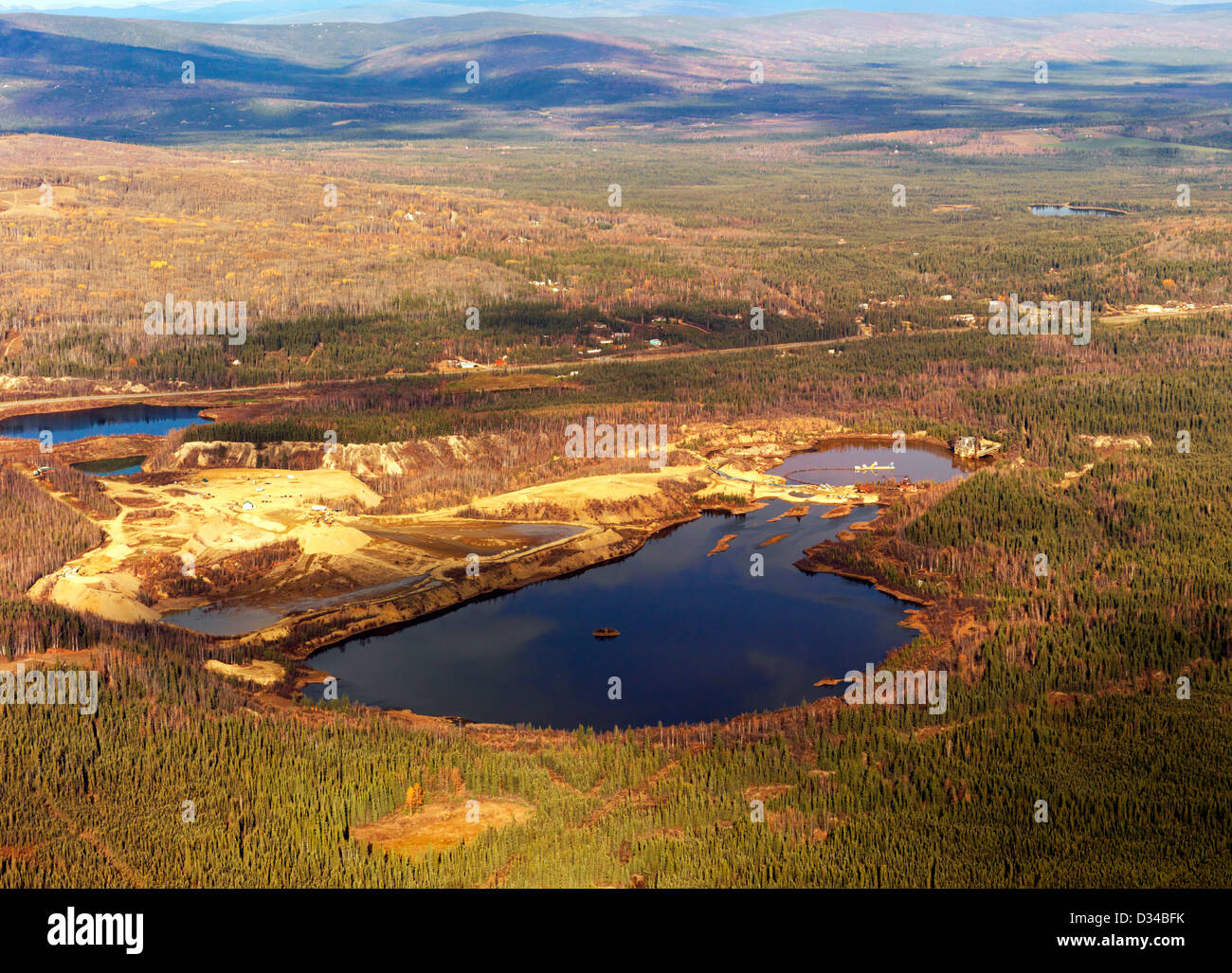 Fairbanks alaska aerial hires stock photography and images Alamy