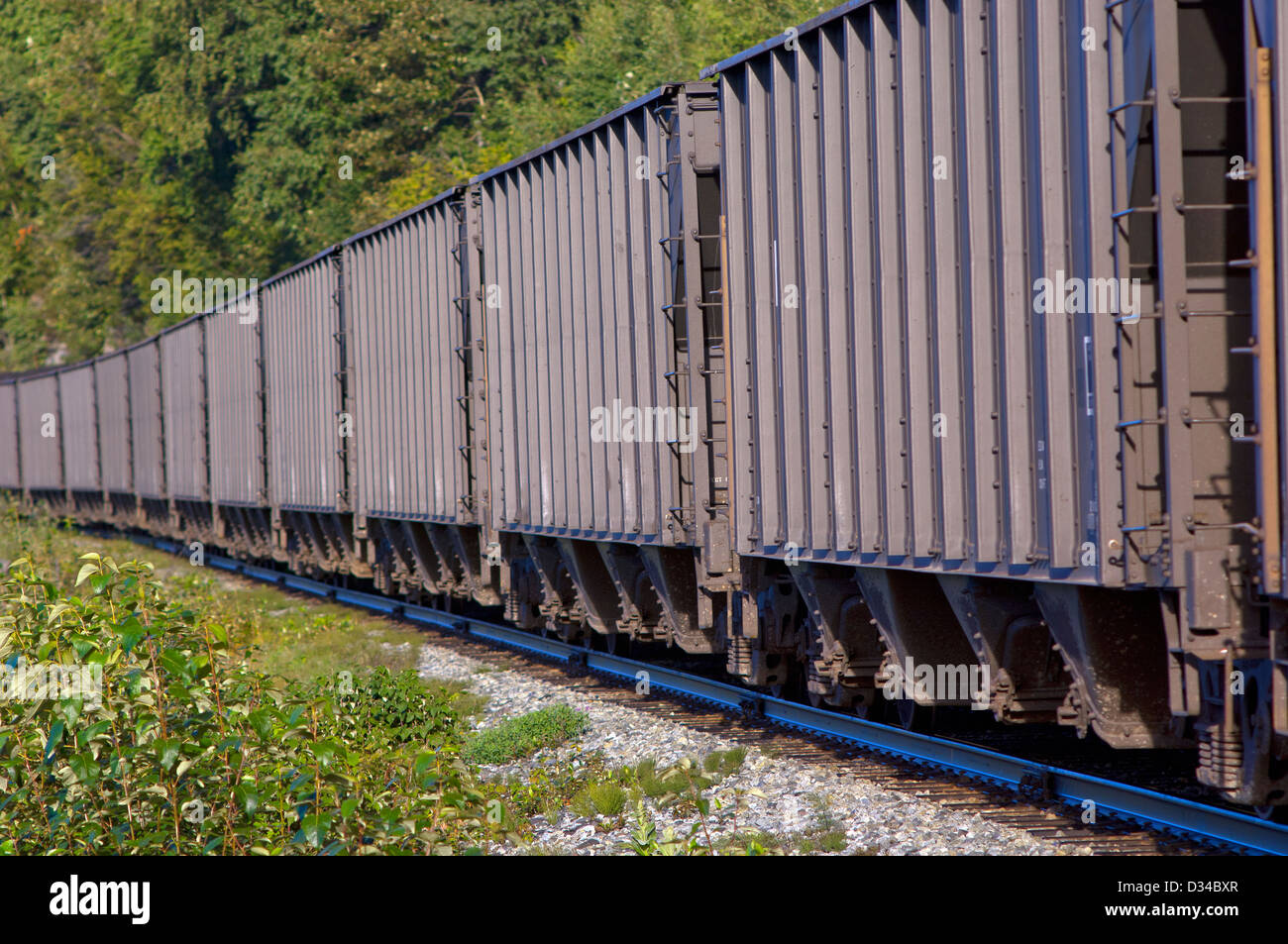 The Alaska Railroad coal train car Stock Photo Alamy