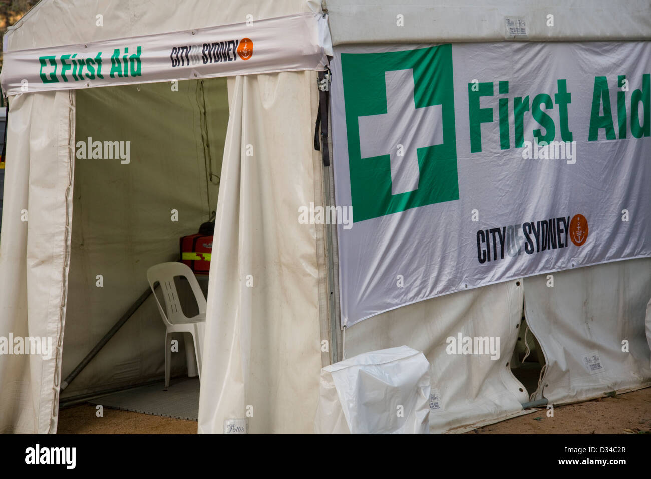 First aid tent hires stock photography and images Alamy