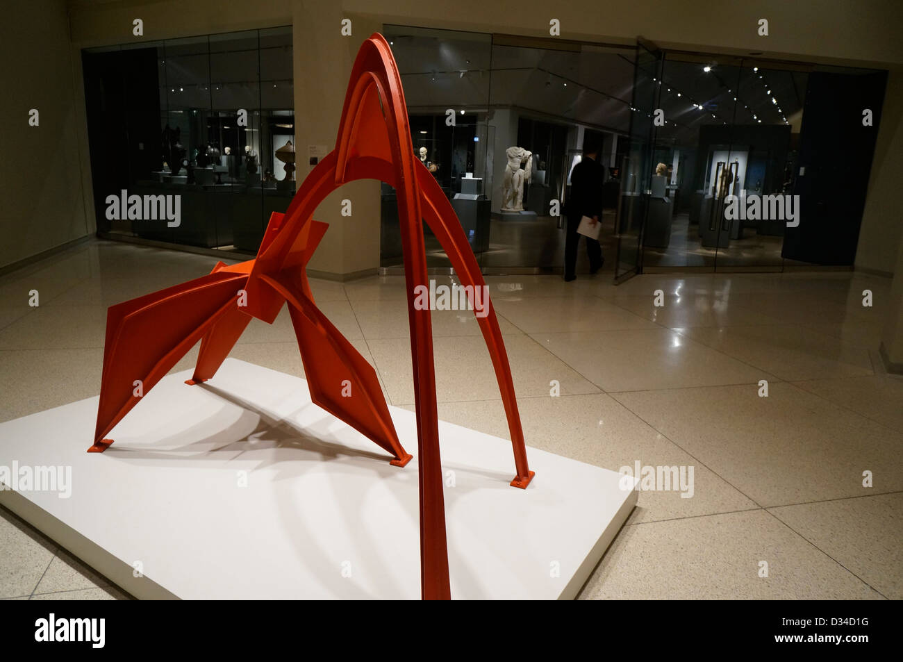 Alexander Calder model for "Flamingo" , an outdoor sculpture in
