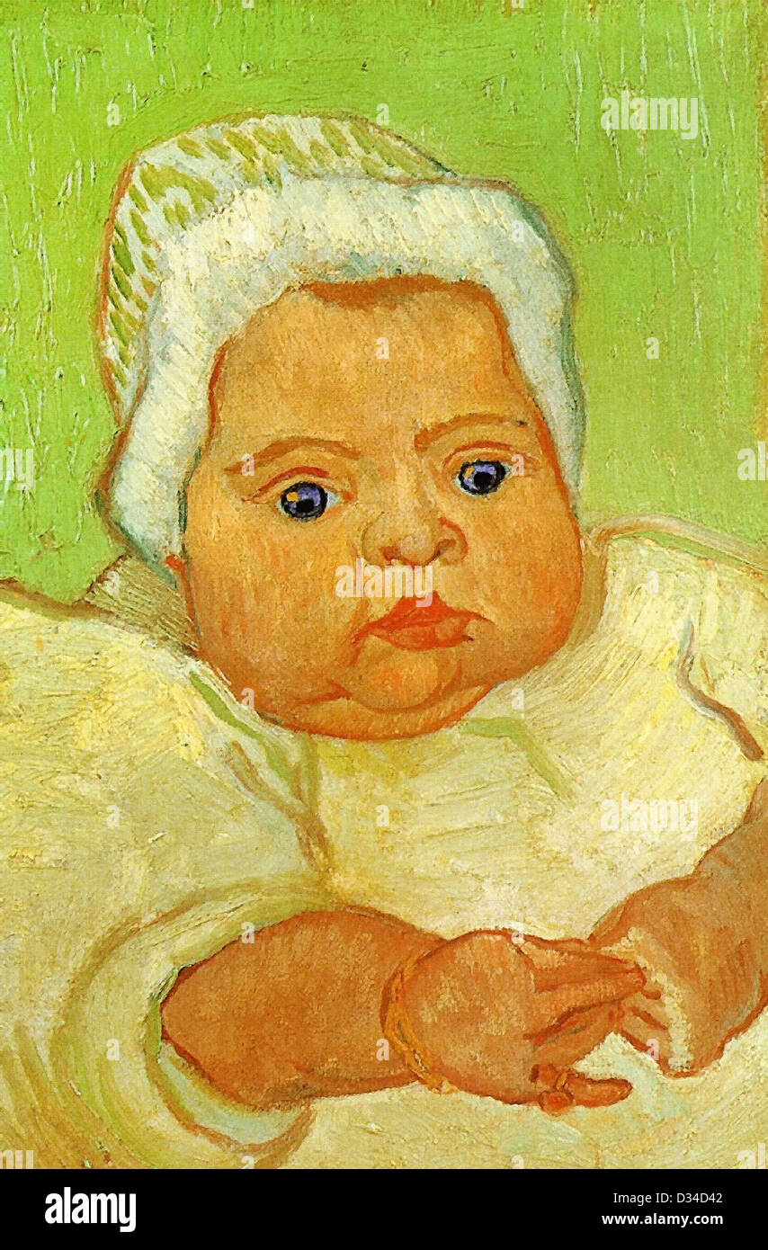 Vincent van Gogh, The Baby Marcelle Roulin. 1888. Post-Impressionism ...