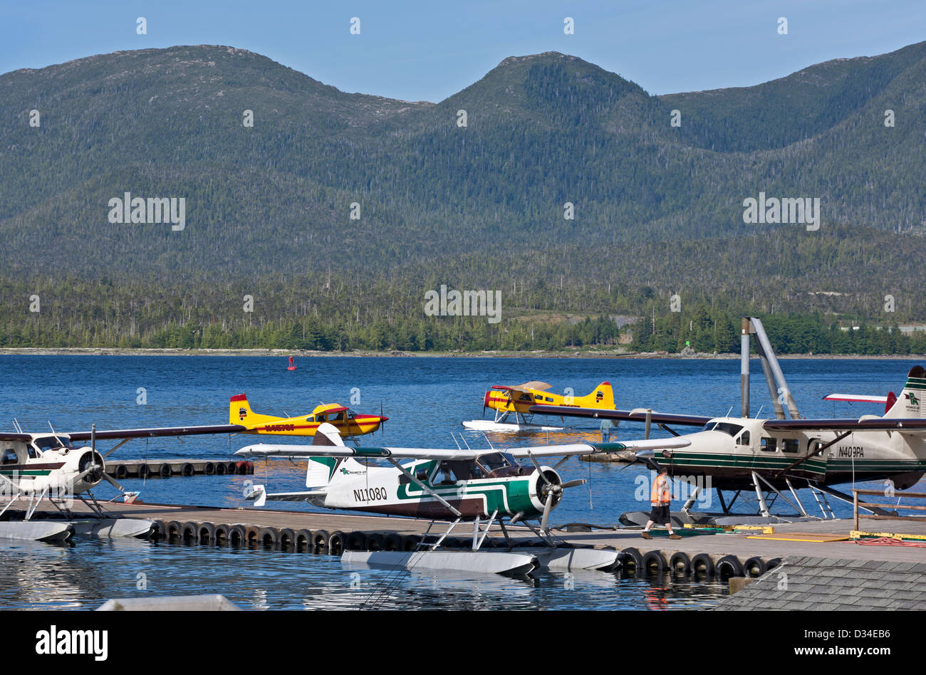 Seaplanes. Ketchikan. Alaska. USA Stock Photo Alamy
