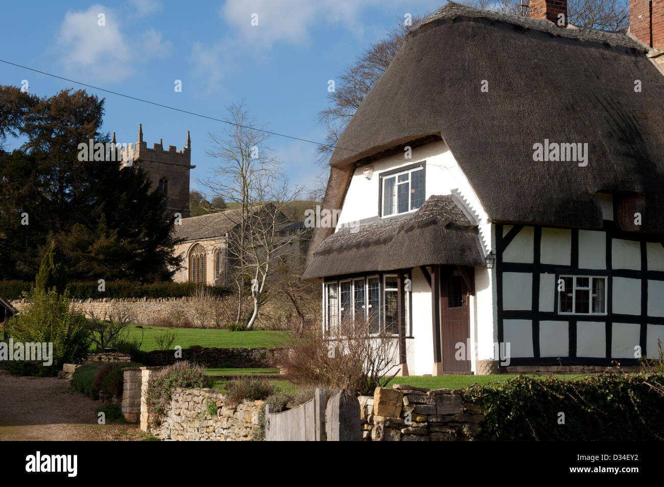 Ashton-under-Hill village, Worcestershire, England, UK Stock Photo