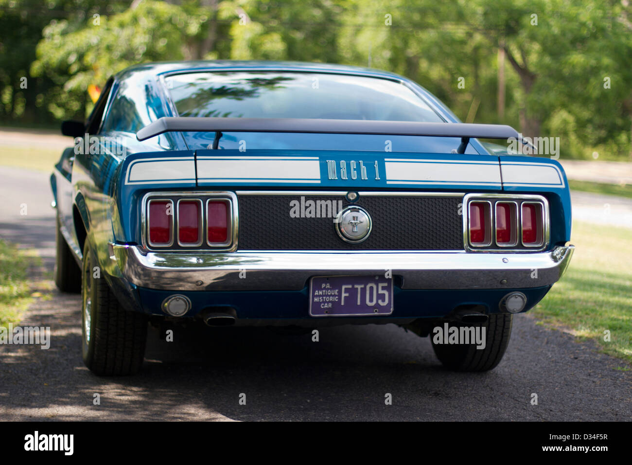 Mach 1 Ford Mustang Stock Photo
