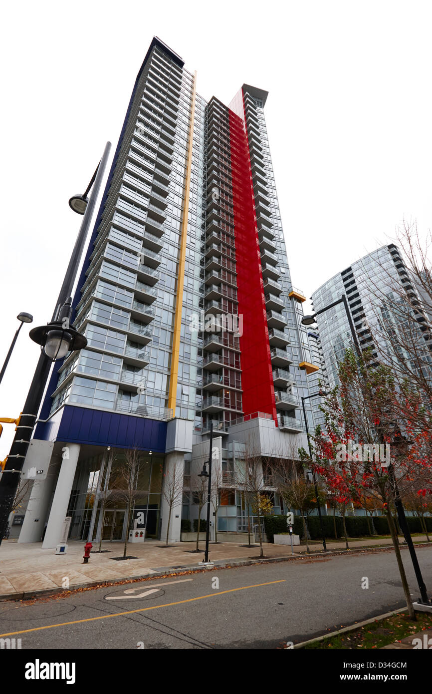 spectrum condo towers in downtown Vancouver BC Canada Stock Photo Alamy