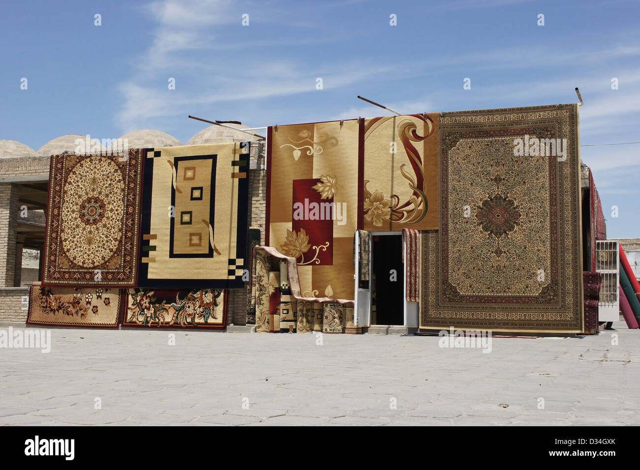 Carpet trader silk road bukhara hires stock photography and images Alamy