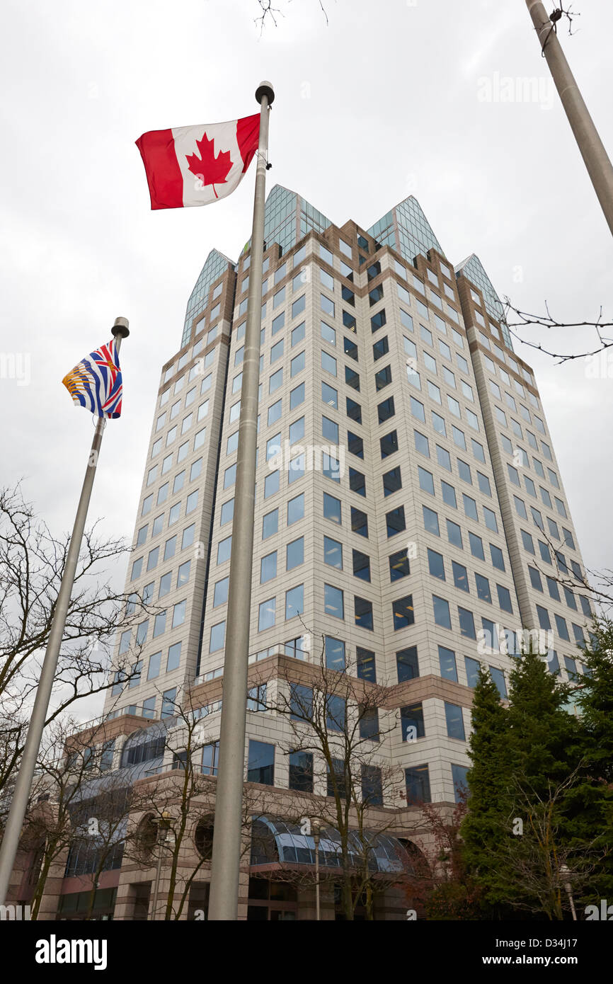 BC hydro building downtown Vancouver Canada Stock Photo Alamy