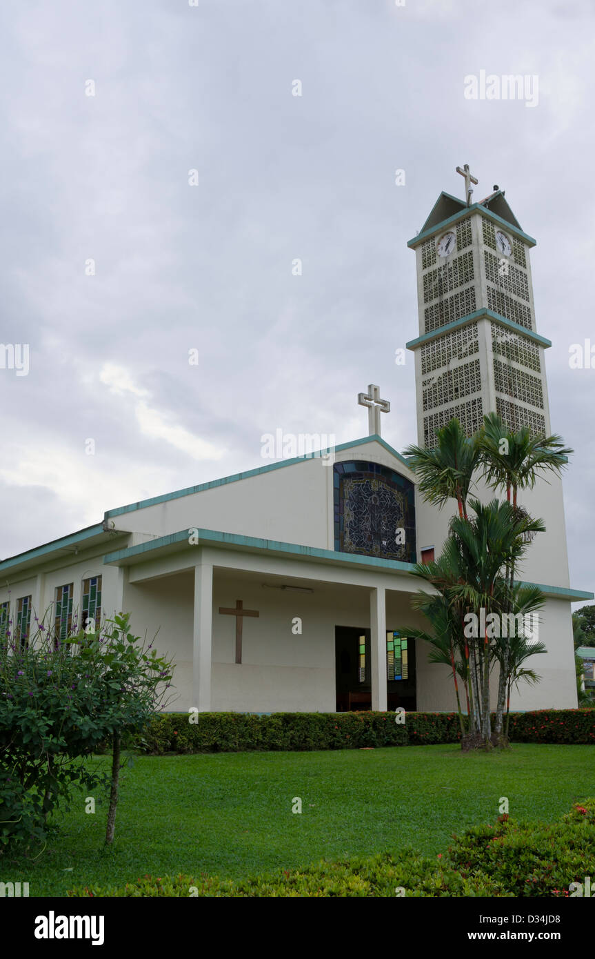catholic church exterior in la fortuna costa rica Stock Photo Alamy