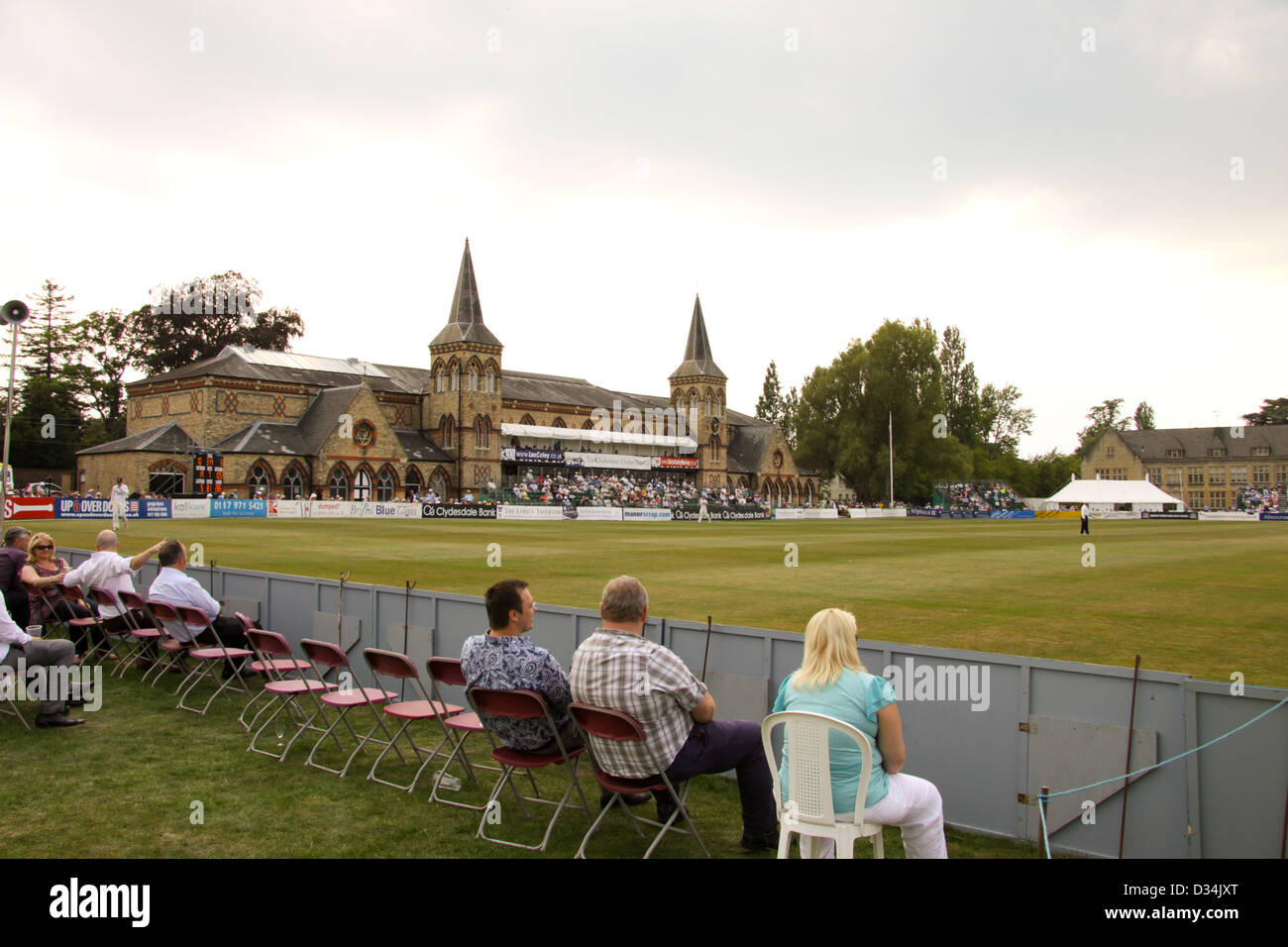 Cheltenham cricket festival at Cheltenham College Stock Photo