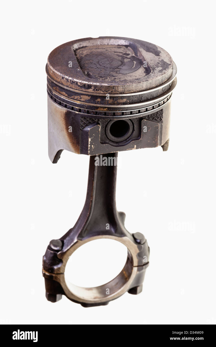 Used engine piston Stock Photo