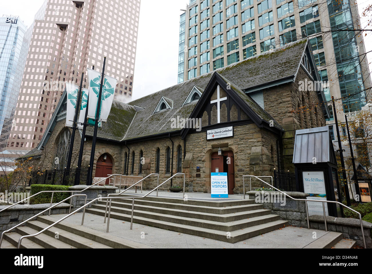 Christ Church Anglican Cathedral Vancouver BC Canada Stock Photo