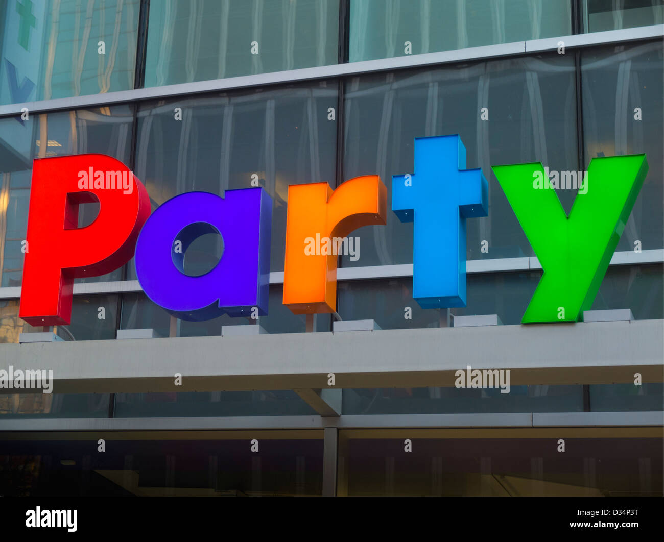 Party City store sign Stock Photo