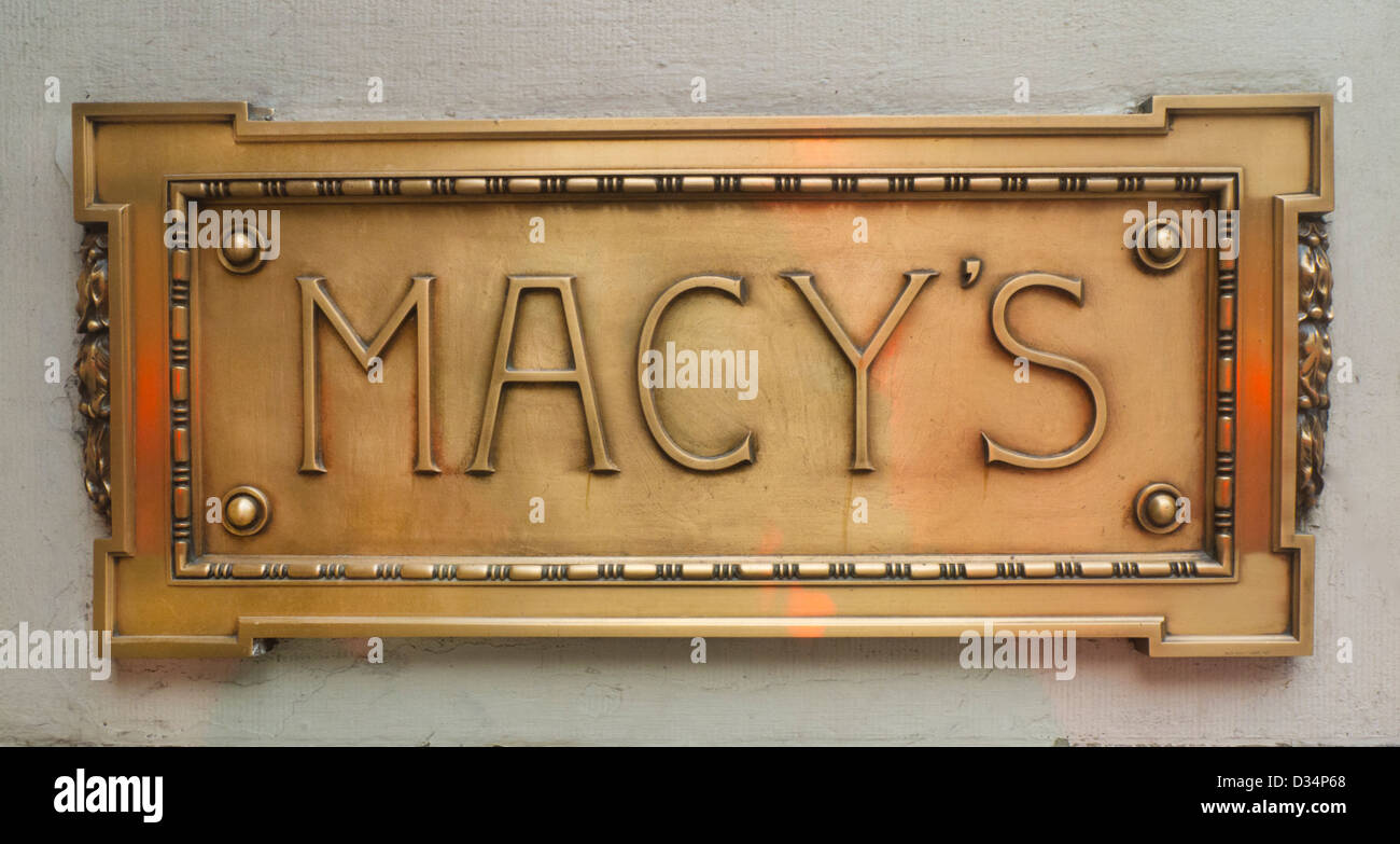 Macys Sign High Resolution Stock Photography and Images - Alamy